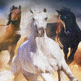 BEDUKE Jigsaw Puzzles for Adults 1000 Pieces Family Game Horse 1000 Piece Puzzle Thick Sturdy Precise Interlocking Age 14+ BEDUKE