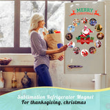 Sublimation Magnet Blanks, 30PCS Sublimation Blank Refrigerator Magnets - Personalized Fridge Magnet Sublimation Blanks Products for Kitchen Office Decorative, 5.5x5.5 cm (Round) Deekypol