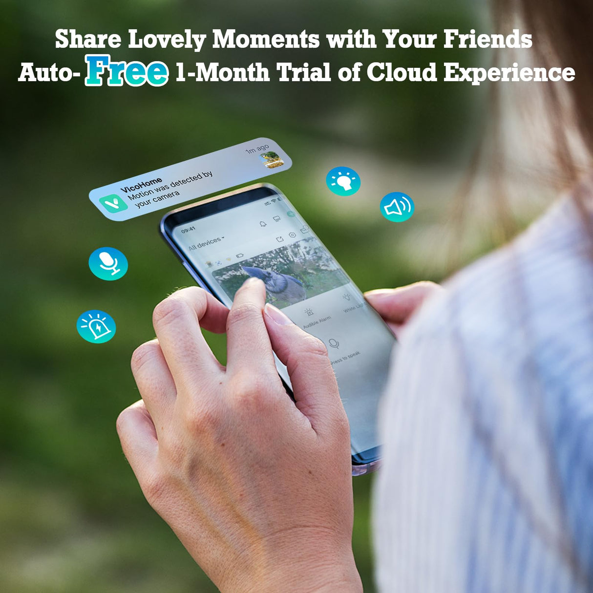 DELOTA Bird Feeder with Camera, Smart Bird Feeder Camera with Ai dentify Bird Species, Auto Video Bird Feeder Camera Live Motion Activated, Bird Feeder with Camera for Outdoor (Green) DELOTA