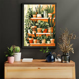 Plant Diamond Painting Kits for Adults - Potted Diamond Art Kits for Adults, Round 5D Gem Art Kit for Adult DIY Crafts Kit Gift Home Wall Decor Gifts (16x12 inch) xackcme