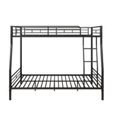 Bellemave Full Over Queen Bunk BedFrame, Heavy Duty Metal Bunk Bed Frame for Adults,Kids, Black Bellemave