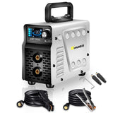 SSIMDER Stick Welder, Welding Machine 110v/220v 130A 2 In 1 Hot Start/ARC Force/LIFT TIG Welding Machine, Mini Portable ARC200S Small Anti-Stick Welder with Smart LCD IGBT Digital Welder S SIMDER