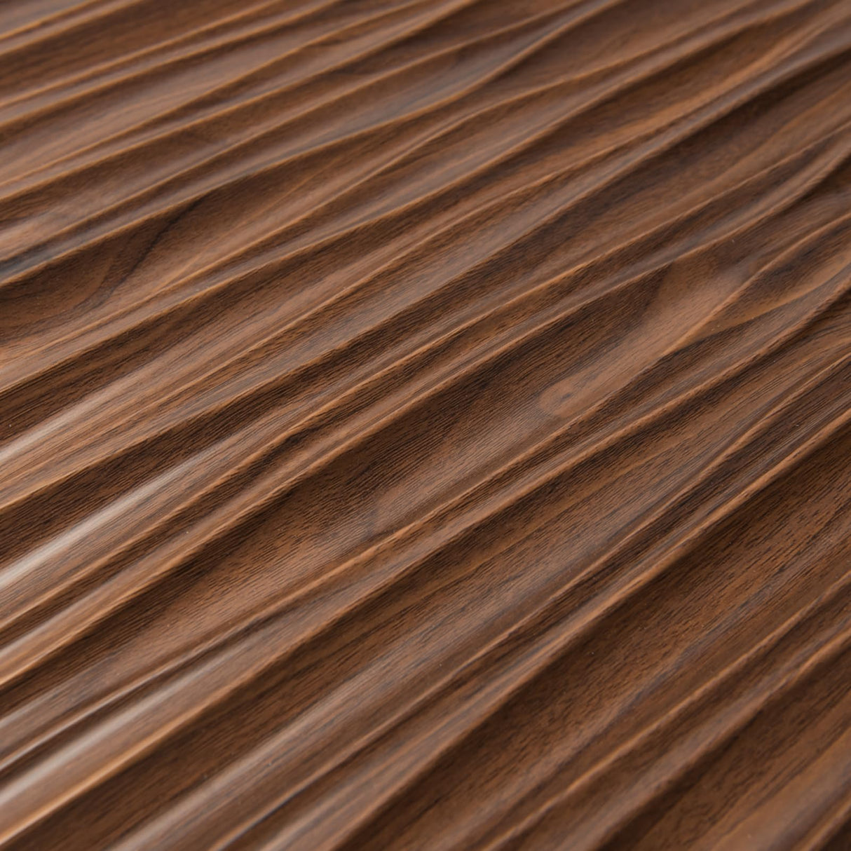 Art3d Walnut Large PVC 3D Wall Panels for Interior Wall Décor, Drop Ceiling Tile 2x4, 3D Textured Wavy Wall Panels Decorative, Pack of 6 Tiles(47.2"×23.6") Art3d