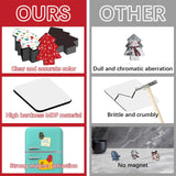56Pcs Sublimation Magnets Blanks Bulk 28 pcs Sublimation Magnet Blanks Products 28 pcs Soft Magnetic for Kitchen Refrigerator Christmas Sublimation Onament Blanks DIY Craft AiDiYGECO