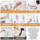 LEVERLOC Shower Caddy Suction Cup, Shower Organizer Removable Bathroom Shelf, Storage Suction Powerful Max Hold 22lbs Bathroom Caddy Waterproof Holder, White LEVERLOC