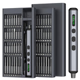 TanSon Mini Electric Screwdriver 3.7V, Precision Electric Screwdriver 72-in-1 Magnetic Bits, Cordless Screwdriver Set, Rechargeable Portable Repair Tool Kit for Electronics Laptops Glasses Clocks TanSon