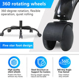 PayLessHere Gaming Chair Office Chair Support Adjustable Ergonomic Pu Leather Racing Lumbar Massage Chair Headrest Armrest Task 360° Swivel Ergonomic Computer Chair for Women Men Adults,White PayLessHere