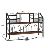 Homeiju Record Player Stand Holds up to 500 Albums,Turntable Stand with Vinyl Record Player Storage Cabinet,Large Record Player Table Vinyl Album Storage（Patent Pending） Homeiju