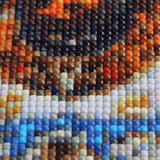 DIY 5D Diamond Painting Kits for Adults, Minelife Full Drill Crystal Rhinestone Painting by Number Kits Arts Craft Rhinestone Embroidery for Home Wall Decor Starry Castle (30x40cm) Minelife