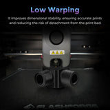 FLASHFORGE Carbon Fiber PETG Filament 1.75mm Black, Reinforced 3D Printer Filament 1kg, Lightweight & High-Strength PETG-CF Filament, Strong & Easy to Print FLASHFORGE