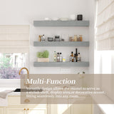 CRAFTEASE Fireplace Mantel 72 Inch Solid Wood Mantels for Over Fireplace 5" Thick Wall Mounted Shelves Long Floating Farmhouse Shelf Handcrafted Wooden Fireplace Mantle 72 X 8 X 5 - Weathered Grey CRAFTEASE