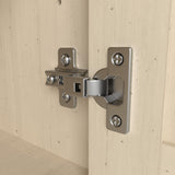 Bush Furniture Salinas Antique White Bathroom Storage Cabinet with Doors Bush Business Furniture