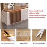 Reception Desk with Counter,Modern Office Reception Counter with Drawer,Front Desk Reception Counter with Light,L-Shaped Wooden Retail Counter Table,Checkout Counter-Easy to Install Generic