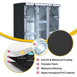 Outdoor Cat House Cover 600D Heavy Duty Waterproof Full Coverage Large Cat House Cover Walk-in Cat Cage Cover L63“ X W30” X H70” (Only Cover) Ddeman