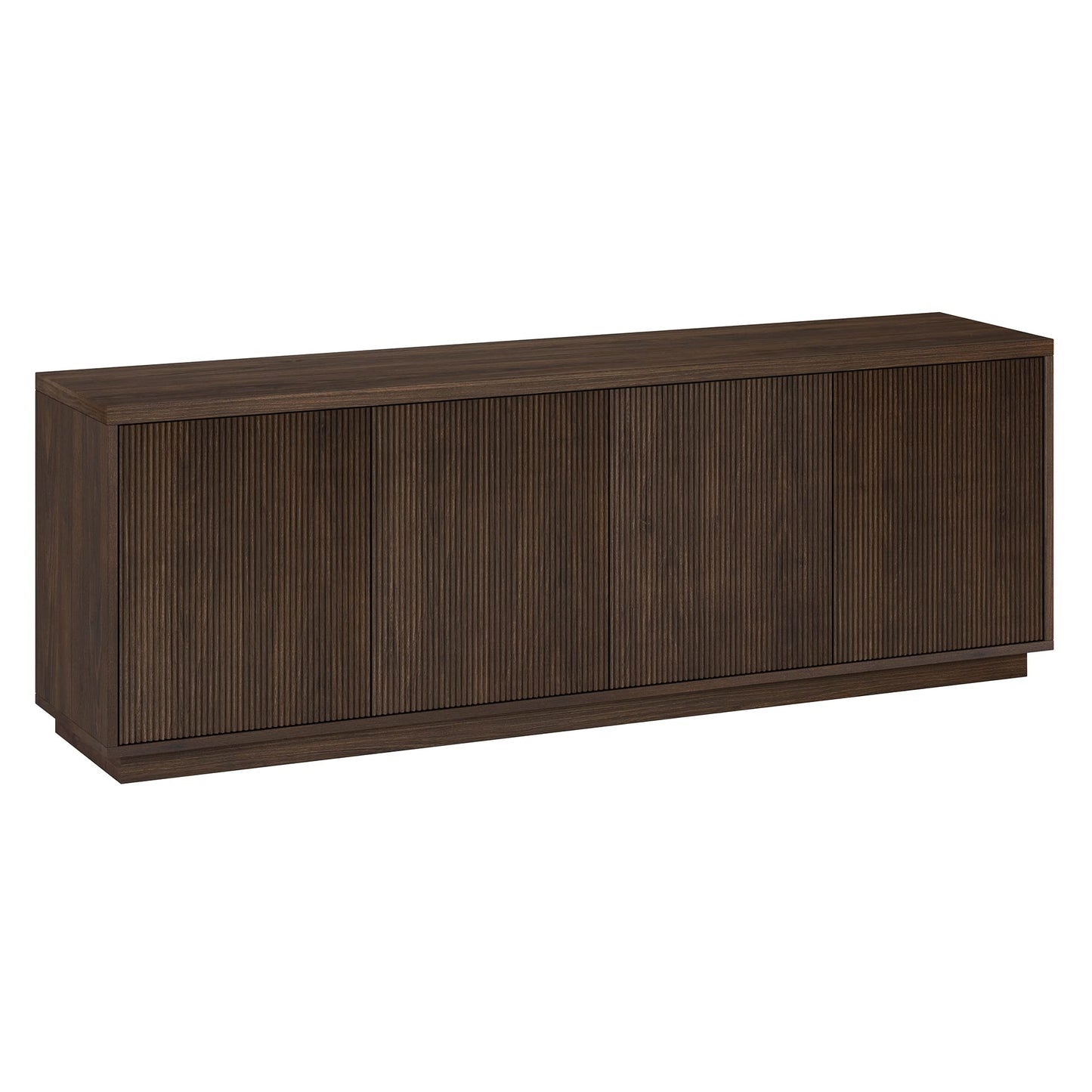 Henn&Hart Hanson TV Stand, 70" Wide, Brown