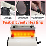 ColorSub 3 in 1 40 OZ Tumbler Heat Press Machine 11 OZ 15 OZ Mug Press Sublimation Machine for Sublimation 40 OZ Tumbler with Handle Straight Tumblers Bottles Mugs Glass Cup Printing White ColorSub