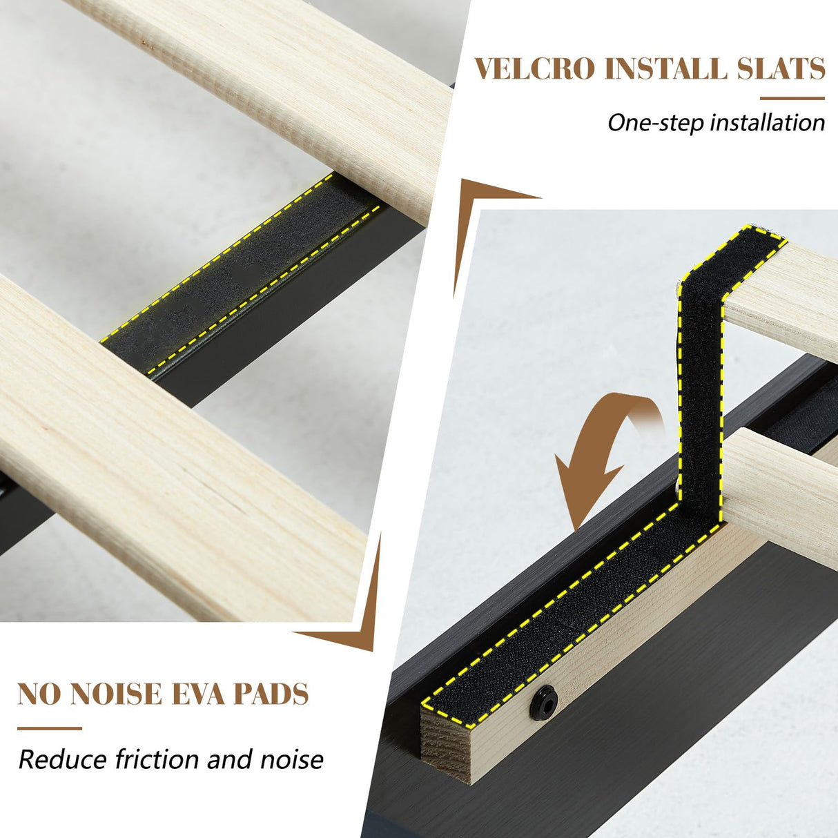 LUXOAK Farmhouse Full Size Bed Frame with Sliding Barn Door Storage, 49" Tall Headboard Wood Bed Frame, Rustic Platform Bed Frame Wooden Slats & Metal Support, No Box Spring Needed, Deep Brown LUXOAK