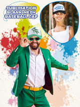 6 Pack Adult Trucker Cap Summer Mesh Baseball Cap DIY Sublimation Trucker Hat for Men Women Summer Outdoor Activities (Color Set 1) Skyebed