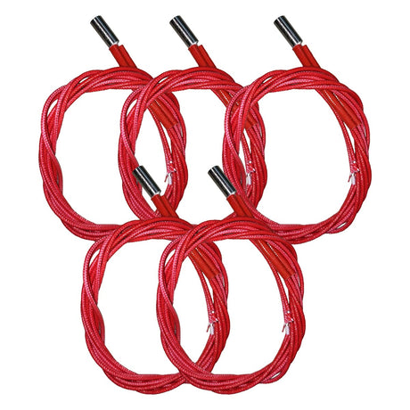 5 Pieces for 3D Printer 24V 40W Cartridge Heater 620 Ceramic Hot End for Models CR-10S Pro, Ender-3 Pro, Ender 3, Ender 3X, Prusa Mendel, Ender 3 V2, Anet E10... Creality Thermistors Temp Resistor SHIJUNHE