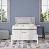 Modway Jenna 14” Innerspring Pillow Top Twin Mattress With Individually Encased Coils Modway