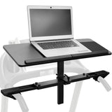 VIVO Universal Wooden Laptop Treadmill Desk, Adjustable Ergonomic Notebook Mount Stand for Treadmills, Includes Mouse Pad and Wrist Support, Stand-TDML4 VIVO