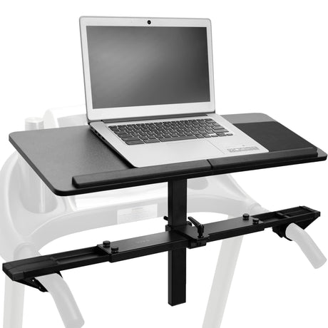 VIVO Universal Wooden Laptop Treadmill Desk, Adjustable Ergonomic Notebook Mount Stand for Treadmills, Includes Mouse Pad and Wrist Support, Stand-TDML4 VIVO