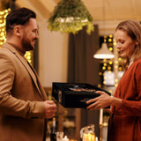 LIGHTEN LIFE Whiskey Decanter Set for Men,Crystal Whiskey Glasses and Decanter Set in Gift Box,Non-Lead Glass Decanter Set,Bourbon Decanter Set for Whiskey Lovers,Liquor Decanter Set for Dad Husband LIGHTEN LIFE