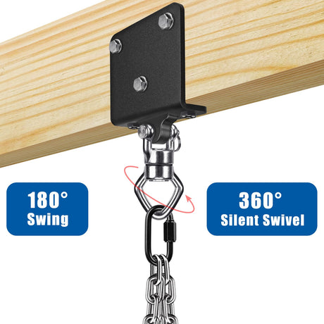 SELEWARE Punching Bag Hanger with Bearings Heavy Bag Beam Mount Hardware 360° Rotation Boxing Bag Hanger I Beam Heavy Bag Hanger Beam Mount Hooks with Carabiner for Hanging Heavy Punching Bag Sandbag SELEWARE