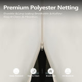 MIXPATIO 14' x 20' Hardtop Gazebo, Galvanized Steel Metal Double Roof Gazebo, Permanent Outdoor Metal Pavilion with Curtain and Netting for Deck, Backyard, Patio, Lawns MIXPATIO