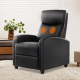 SMUG Power Recliner Chair, Massage Recliner Chair for Living Room, Recliners Home Theater Seating with Lumbar Support,Lazyboy Recliner Sofa Chair for Adults, Black SMUG