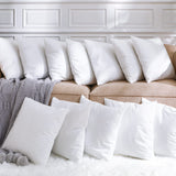 Remagr 12 Pack Sublimation Pillow Cases Bulk 18 x 18 Inch White Blank Cushion Covers DIY Heat Transfer Pillow Covers Short Plush with Invisible Zipper Decorative Polyester Throw Pillow Covers Remagr