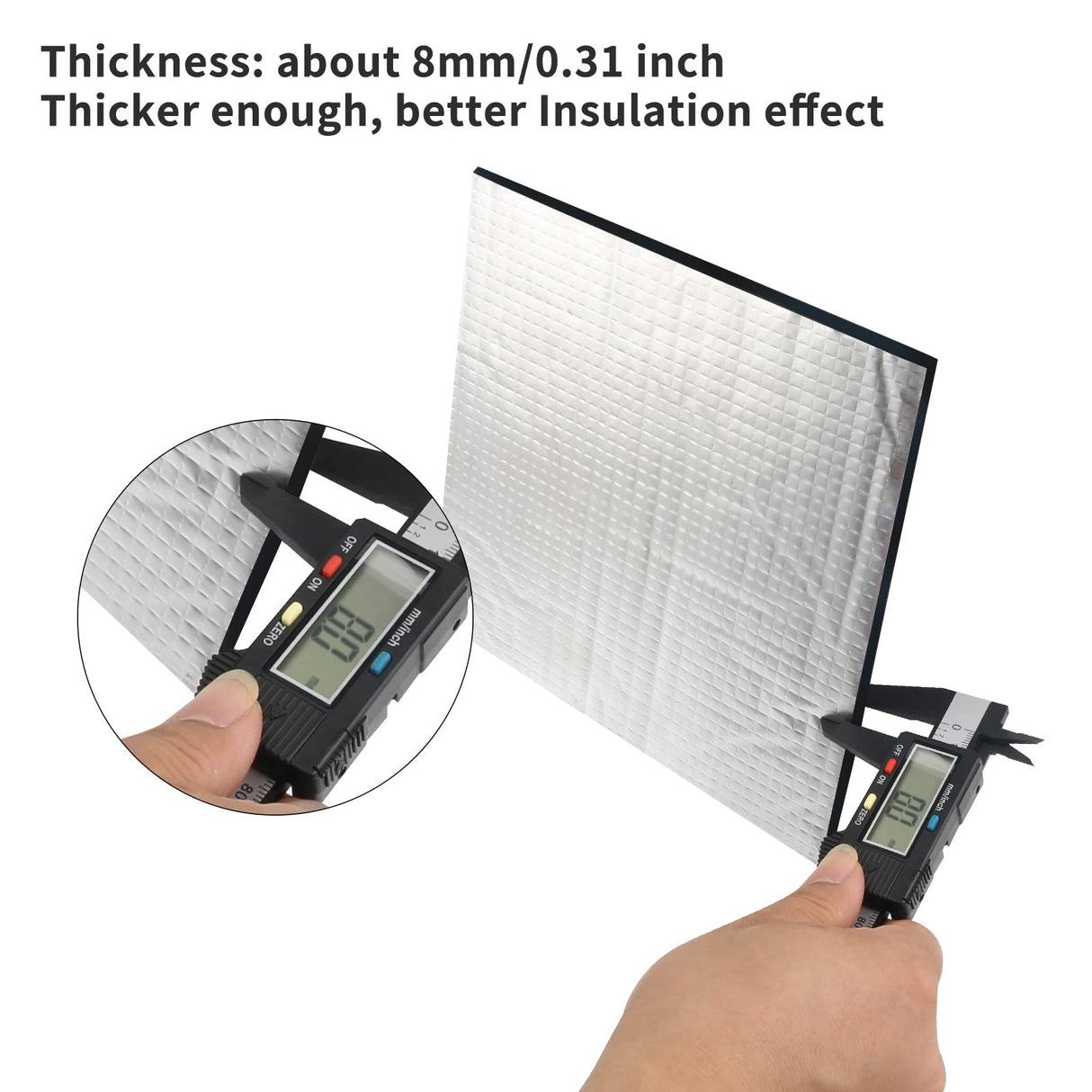 FYSETC 2pcs 3D Printer Accessories Heated Bed Insulation 220x220x8mm: Ender 3 V2 S1 Neptune3 Pro Parts 8.66x8.66x0.3inch Lightweight Foam Foil Self-Adhesive Hotbed Thermal Pad Mat Print Bed Keep Warm FYSETC