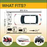 New Yard 12 x 20 x 7 ft Heavy Duty All Steel Carport – All-Weather Steel Canopy Shelter and Steel Frame for Cars, Trucks, Boats, and Outdoor Equipment NEW YARD