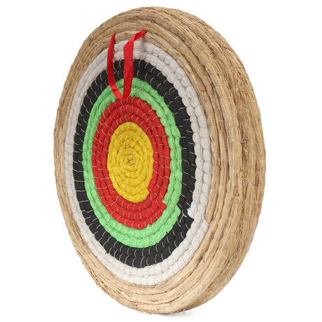 DOSTYLE Archery Targets Traditional Solid Straw Round Archery Target Shooting Bow Coloured Rope Target Face Three Layer for Shooting Practice Dostyle