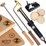 Customisable Electric Branding Iron by Yuwu – Precision Marking Tool for Wood, Leather, and Culinary Crafts (1.5x1.5 Inch) Yuwu