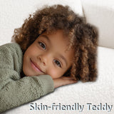 Jocisland Power Lift Recliner Chairs for Adults, Small Electric Recliners with High Back & Side Pocket for Nursery Living Room Bedroom, Comfy Upholstered Modern Nursing Single Sofa, Teddy White Jocisland