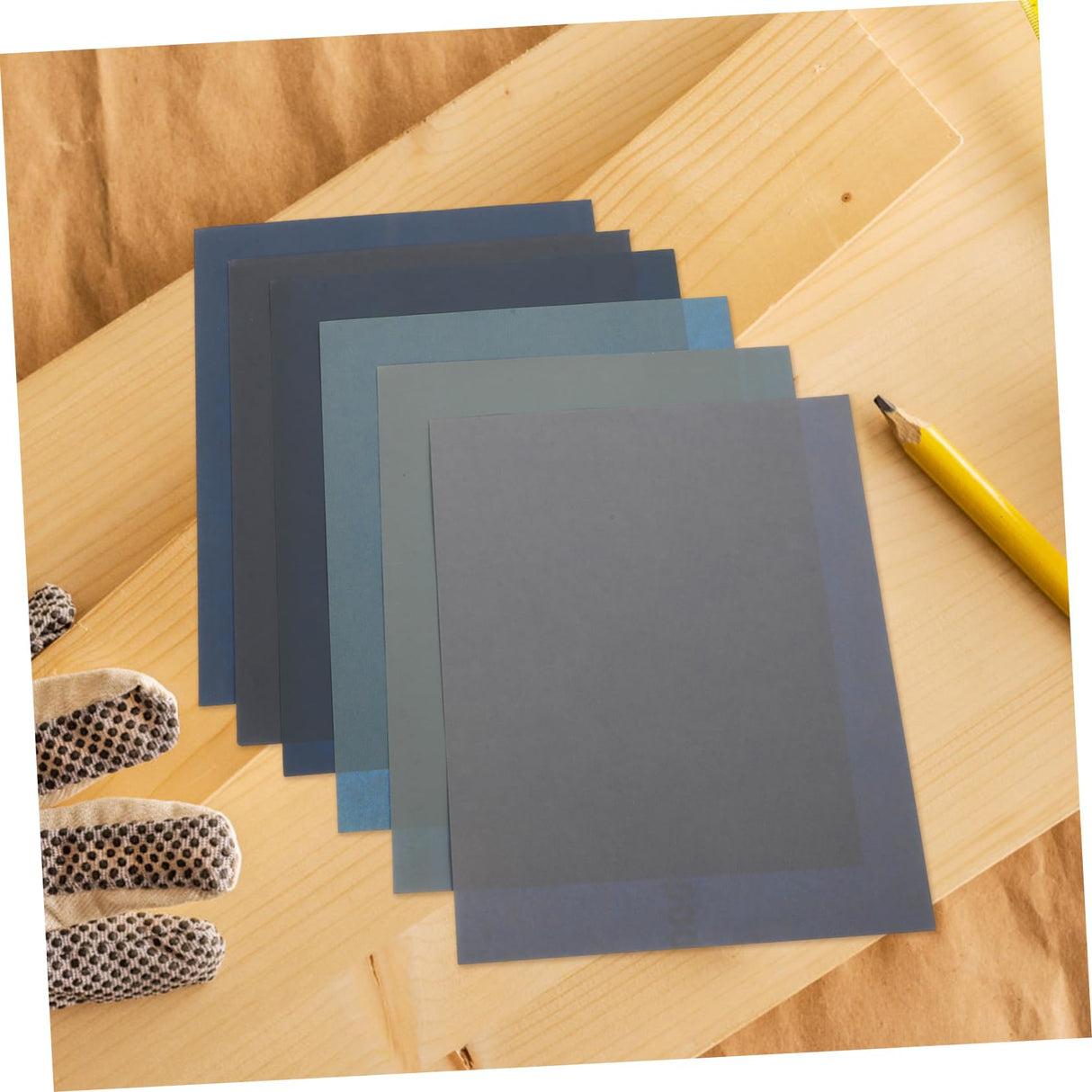 HEALSOPTHY Sandpaper Precision Grits for Wood Metal Automotive Finishing Wet Dry Abrasive for Furniture Wood Turning Projects Per Pack HEALSOPTHY