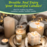 SWIGRANCE Soy Wax Pellets 5LBS / 2.27kg, Natural Soy Candle Wax Candle Making Supplies, for Making Pillars, Container and Molded Candles, Cire de SOJA SWIGRANCE