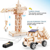 STEM Kits for Kids Ages 8-10 10-12, Wood Building Crafts Kit for Boys 8-12, Model Car Kit, 3D Wooden Puzzles Woodworking Science Projects, Construction Engineering STEM Toys for 8 10 13 12 14 Year Old Yutin