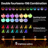 Sweetcrispy 36" Electric Fireplace Wall Mounted or Recessed Insert, 1500W/750W Freestanding Fireplaces Heater with Remote Control,13 Adjustable Flame Color, 12H Timer, Touch Screen Sweetcrispy