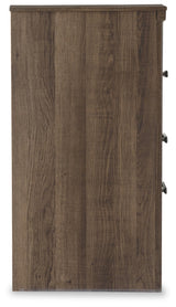 Signature Design by Ashley Juararo Rustic 2 Drawer Nightstand, 29.21" Tall, Dark Brown Signature Design by Ashley