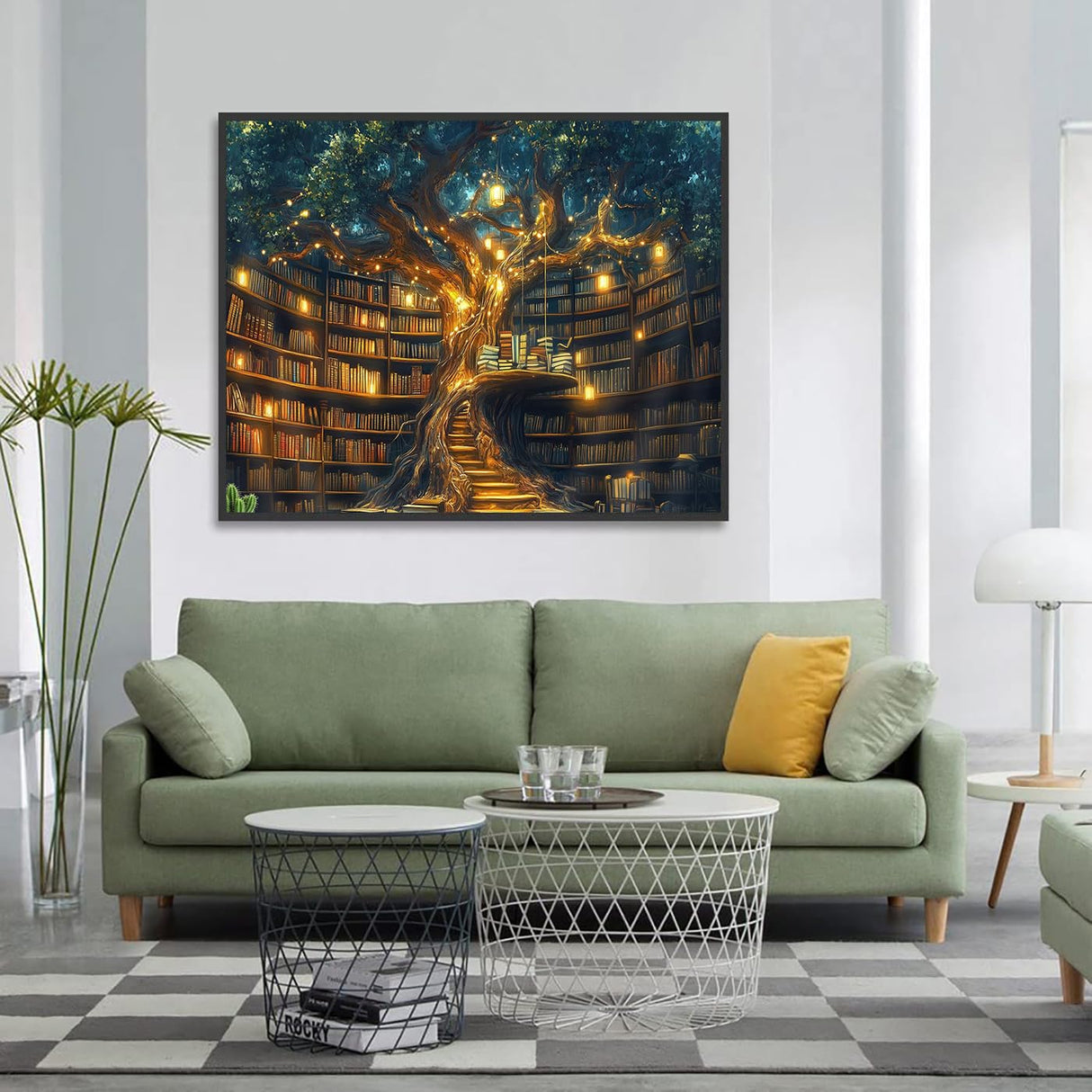 ARPADAMO Diamond Art Kits for Adults,5D Tree of Life Diamond Painting DIY Book Diamond Art Diamond Painting Kits for Adult,Round Full Drill Diamonds, Diamond Art Kits for Home Decor-12x16inch ARPADAMO