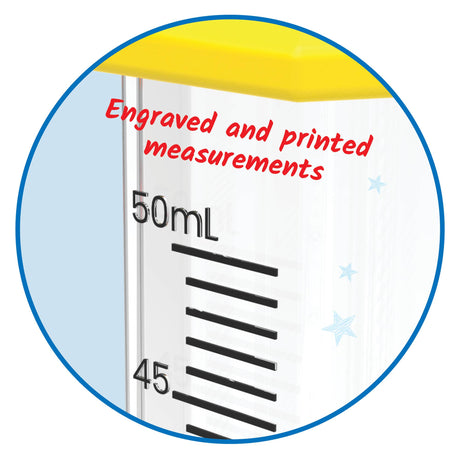 Hand2mind Starter Science Graduated Cylinder Set, Science Lab Equipment for Kids, Measuring Toys, Educational Science Kits, Chemistry Set, Science Supplies for Classroom (Set of 5) hand2mind