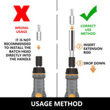 MulWark 63PC Magnetic Ratcheting Screwdriver Bit Set- Multibit Screw Driver, Screwdriver Bits- Slotted/Torx/Hex/Pozi/Philips/Square, Nut Drivers- SAE, Metric MULWARK