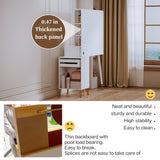 YYJ Vanity Desk with Mirror and Lights, with Chair, Modern High Capacity Makeup Vanity with 3 Drawers, Makeup Table with Power Outlet and 10 Lights for Bedroom,Makeup Room, White YYJ