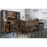 Sunny Designs Homestead 80" Transitional Wood Hutch and Buffet in Tobacco Leaf Sunny Designs