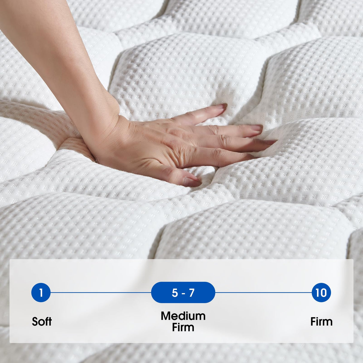 KauRelax King Size Mattress,12 Inch Hybrid King Mattress in a Box,Medium Firm,Gel Memory Foam and Pocket Springs,Pressure Relief,100-Night Trial,CertiPUR-US Certified KauRelax