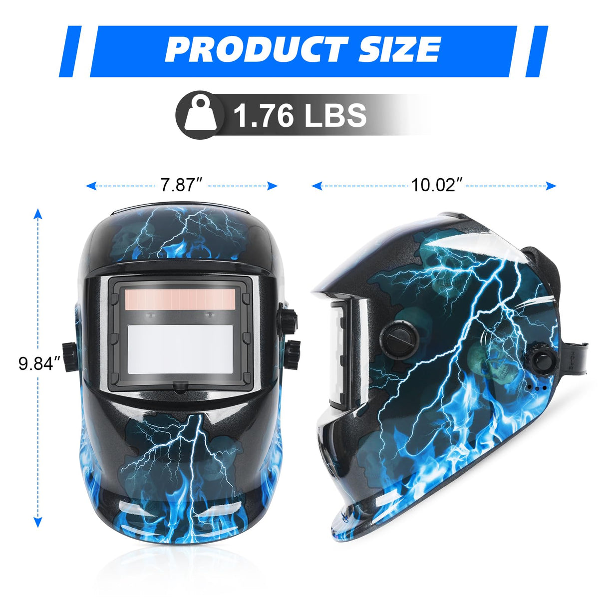 NDUUN Welding Helmet True Color Auto Darkening Hood with Adjustable Shade Range 4/9-13 for TIG MIG ARC Welder Mask NDUUN