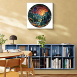 Jigfoxy Wooden Puzzles for Adults, Visual 3D Cave Sky Wood Puzzles Adult, Unique Animal Shape Wooden Jigsaw Puzzles, Birthday Gifts for Puzzles Lovers Family Friend (S-8.5 * 8.5in-100pcs) Jigfoxy