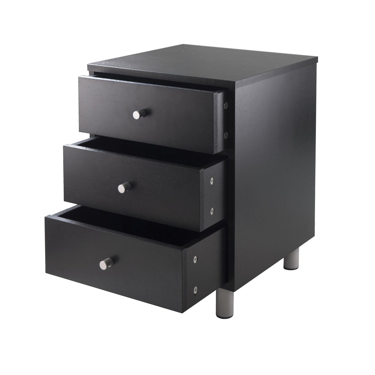 Winsome Daniel Night Stand, Black Winsome